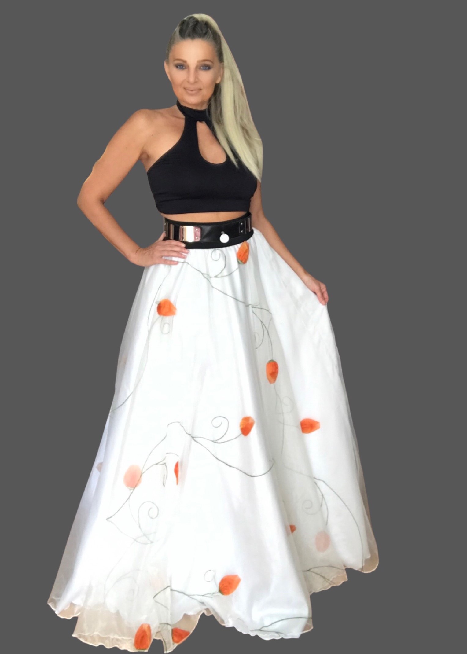 Dlouhá společenská sukně BOROS SK-L-ORG 02